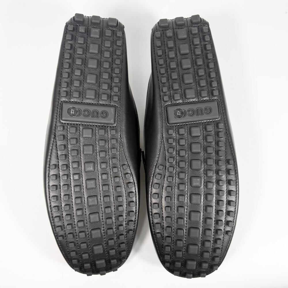 Gucci Interlocking G Driver Leather Loafer - Men’s 13.5 - Picture 6 of 8